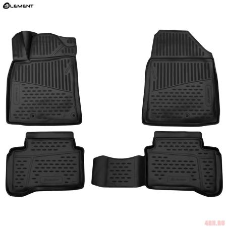 Коврики в салон 3D Element для Hyundai Ioniq (2017-2022) Европейская сборка № ELEMENT3D02212210