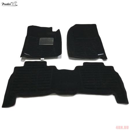 Коврики салона Pradar 3D текстильные для Toyota Land Cruiser 200 (2008-2011) № SI 19-00087