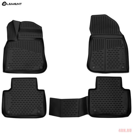 Коврики в салон 3D Element для Volkswagen Touareg (2018-2025) № ELEMENT3D5162210k