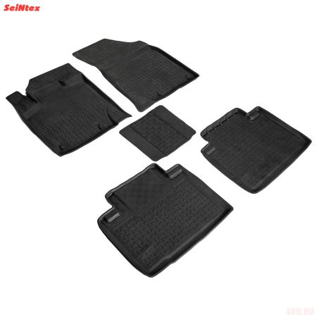 Коврики салона с высоким бортом для Geely Atlas Pro (2021-2025) № 98123