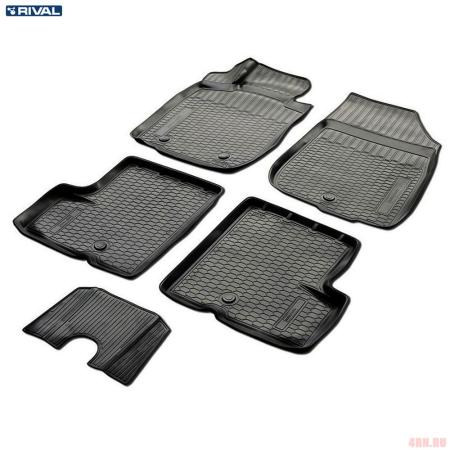 Коврики салона Rival для Nissan Terrano 2WD (2014-2016) № 14108002
