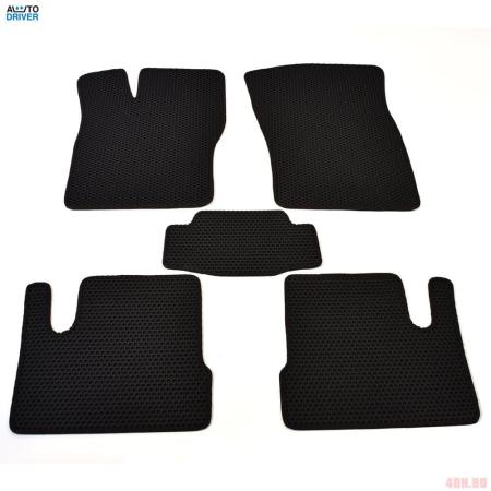 Коврики салона резиновые EVA для Daewoo Nexia (2008-2016) соты с черным кантом № EVAS.0135.01