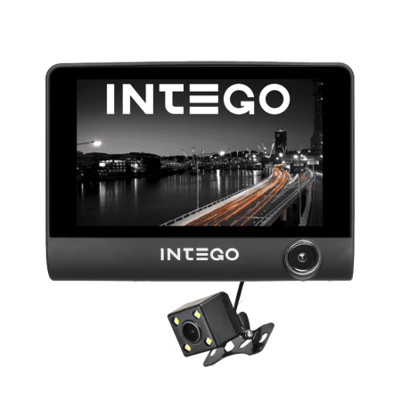 Видеорегистратор INTEGO VX-315DUAL HD,3 камеры, монитор 3,9"