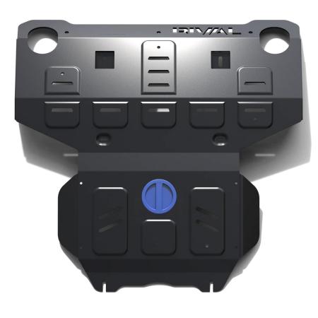 Защита радиатора и двигателя для Toyota Fortuner 4WD (2015-2025) № 2111.5710.1.3