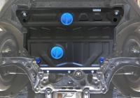Защита двигателя и КПП увеличенная для Skoda Octavia A7 (2013-2020) № 111.5114.1