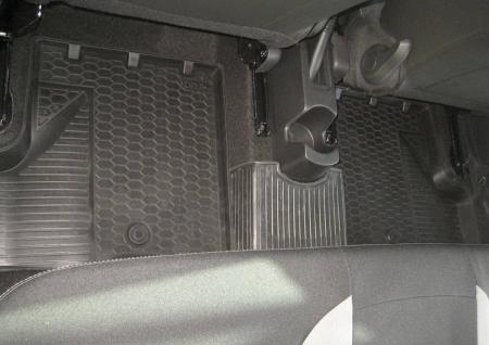 Комплект ковриков салона и багажника для Lada (ВАЗ) XRAY Cross, c полкой в багажнике, с вещевым ящиком в салоне (2016-2022) № K16007001-3