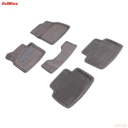 Коврики салона 3D текстильные для Mazda 3 (2019-2025) серые № 94132