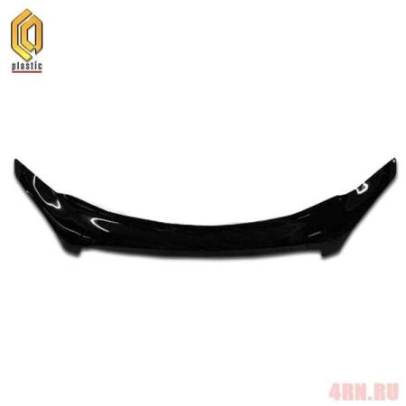 Дефлектор капота CA Plastic "Exclusive" Classic черный для Nissan Qashqai (2007-2010) № 2010060102277