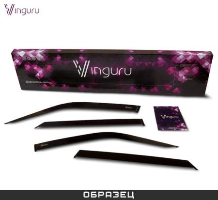 Дефлекторы боковых окон Vinguru для Kia Picanto хэтчбек 5дв. (2011-2017) № AFV50211