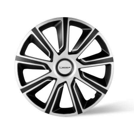 Колпаки колесные MICHELIN 16", "49 Верон", серебристо-черные, 4 шт. № 300723