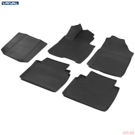 Коврики салона для Hyundai Tucson (2021-2025) № 12309003