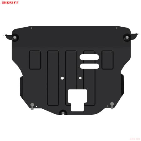 Защита картера и КПП для Kia Soul (2019-2025) № 11.4206CP