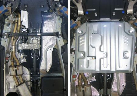 Защита КПП и раздаточной коробки для Porsche Cayenne (2010-2014) № 333.4604.1