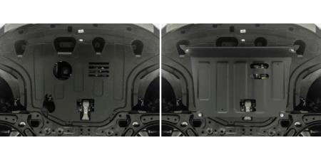 Защита картера и КПП для Kia Seltos FWD, 4WD (2020-2025) № AM.2850.1