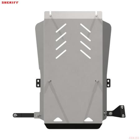 Защита КПП и раздаточной коробки для Mitsubishi Pajero Sport (2008-2016) № 14.1146