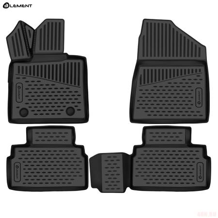 Коврики салона 3D для Changan UNI-T (2022-2025) 4 шт. № ELEMENT3DAN0466210k