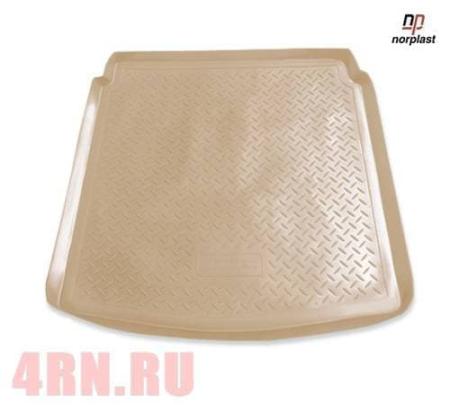 Коврик в багажник Norplast бежевый для Audi A4 седан (2007-2015) № NPL-P-05-02-B