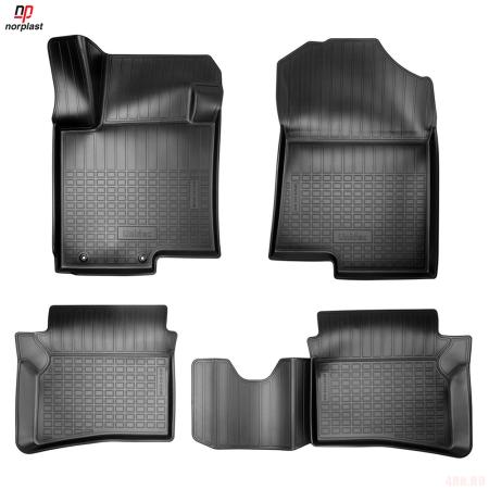 Коврики салона 3D для Hyundai Bayon (2021-2025) № NPA11-C31-035