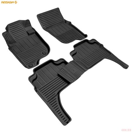 Коврики салона Rezkon для Mitsubishi Pajero Sport (2016-2025) № 524020200