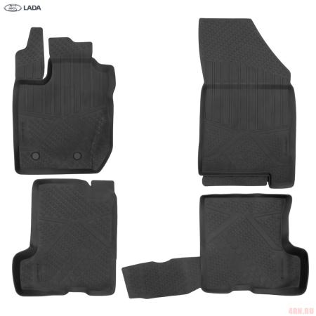 Коврики литьевые салона оригинальные для Lada (ВАЗ) XRAY (2016-2022) № PRO5238210