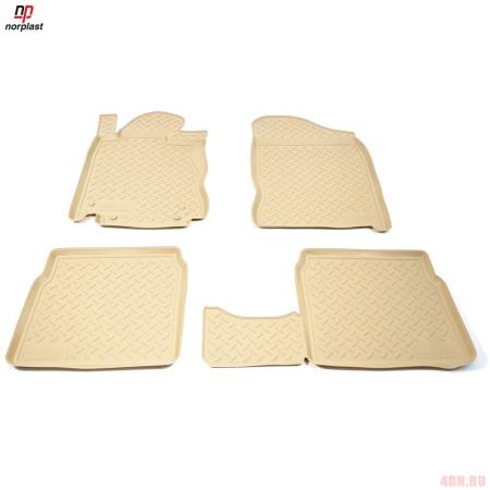 Коврики салона Norplast бежевые для Chrysler PT Cruiser (2000-2010) № NPL-Po-09-20-B