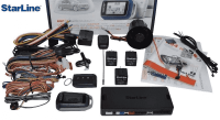 Автосигнализация StarLine с автозапуском и обходом штат. иммобилайзера № A94 2CAN 2SLAVE + F1 + S-20.3