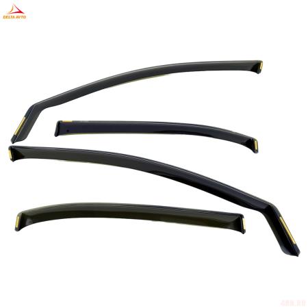 Дефлекторы боковых окон для Volkswagen Polo лифтбек (2020-2025) (вставной под резинку) № DV-VW-00014