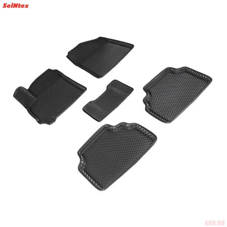 Коврики салона Eva 3D "ромб" для Kia Seltos (2020-2025) № 95483