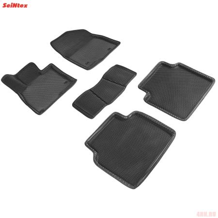 Коврики салона Eva 3D "соты" для Mazda 6 (2013-2025) № 95417