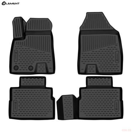 Коврики 3D салона для Jetour Dashing (2022-2025) 4WD № ELEMENT3DAN1048210k