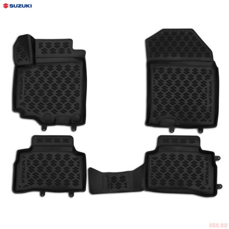 Коврики 3D салона оригинальные для Suzuki Vitara (2015-2025) № 990NF-54P11-000