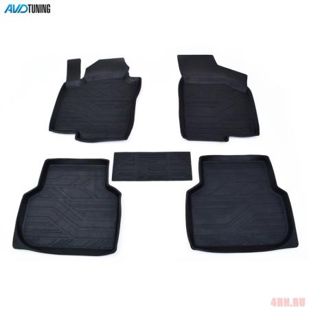 Коврики салона AVD Tuning для Volkswagen Tiguan (2007-2011) № ADRPLR288