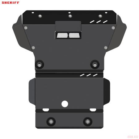 Защита картера и радиатора для Toyota 4RUNNER (2019-2024) № 24.4874