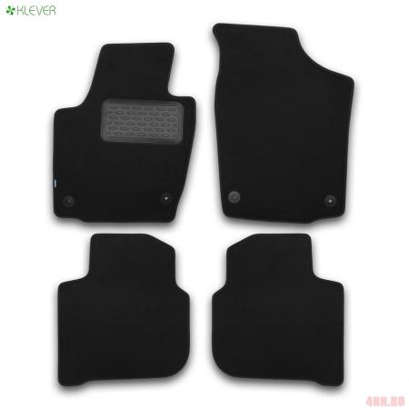 Коврики салона Klever текстильные Premium для Skoda Rapid (2012-2016) № KVR03451722110kh