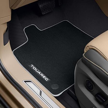 Коврики салона текстильные оригинальные для Volkswagen Touareg (2018-2025) № 761061270WGK