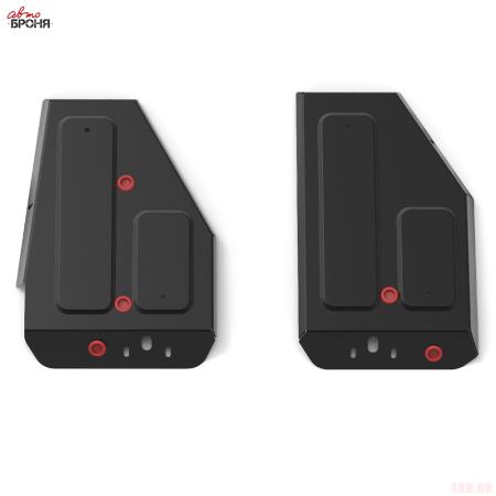 Защита топливного бака для Jetour T2 (2024-2025) 4WD № 111.00944.1