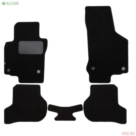 Коврики салона Klever текстильные Premium для Volkswagen Golf 6 хэтчбек 3дв. (2009-2012) 5 шт. № KLEVER03513522110kh