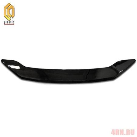 Дефлектор капота CA Plastic Classic черный для SsangYong Stavic (2014-2019) № 2010010110048