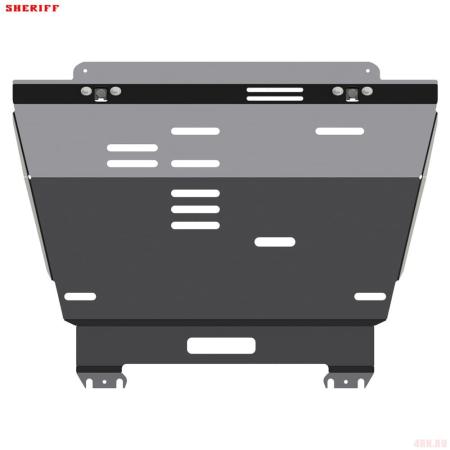 Защита картера и КПП для Geely Atlas (2018-2021) № 28.4406