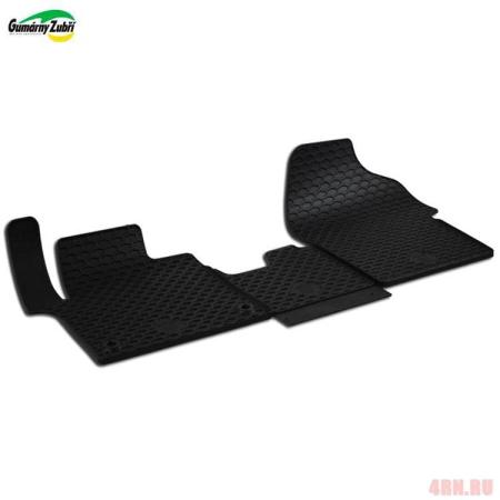 Коврики салона Gumarny Zubri для передние Citroen Jumpy (2016-2025) 3 части № ST 32-00392