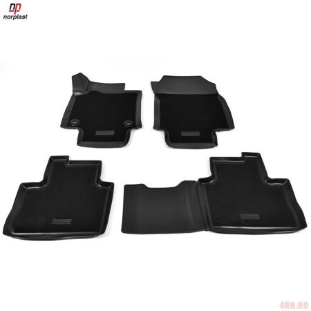 Коврики салона Norplast комбинированные для Toyota RAV4 (МКПП) (2019-2025) № NPA11-C88-711-CM