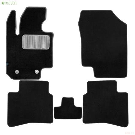 Коврики салона текстильные Premium для JAC JS4 (2022-2025) 5 шт. № KLEVER0512600222110kh