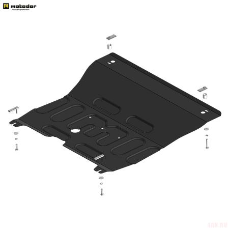 Защита картера и КПП для Jetour X50 (2024-2025) № 79015