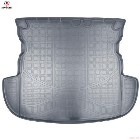 Коврик в багажник Norplast для Mitsubishi Outlander (2012-2022) (без органайзера) серый № NPA00-T59-511-G