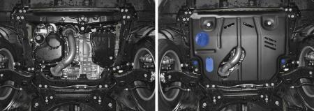 Защита двигателя и КПП для Lexus NX 300 (2017-2021) № 111.3207.1