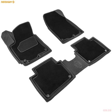 Коврики салона Rezkon Transformer резиновые для Kia Rio (2011-2016) № 3021020200