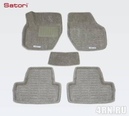 Коврики салона Satori Liner 3D Basic текстильные бежевые для Volvo XC60 (2010-2017) № SI 02-00187