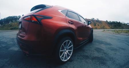 Дефлекторы боковых окон оригинальные для Lexus NX (2014-2021) с хромированным молдингом № 08611-78810