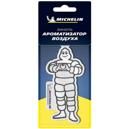 Ароматизатор воздуха MICHELIN, подвесной, картонный, 2D Classic, "ваниль" № 32583