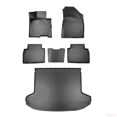 Коврики салона и багажника оригинальные для Kia Sportage (2022-2025) № R8130P1000P